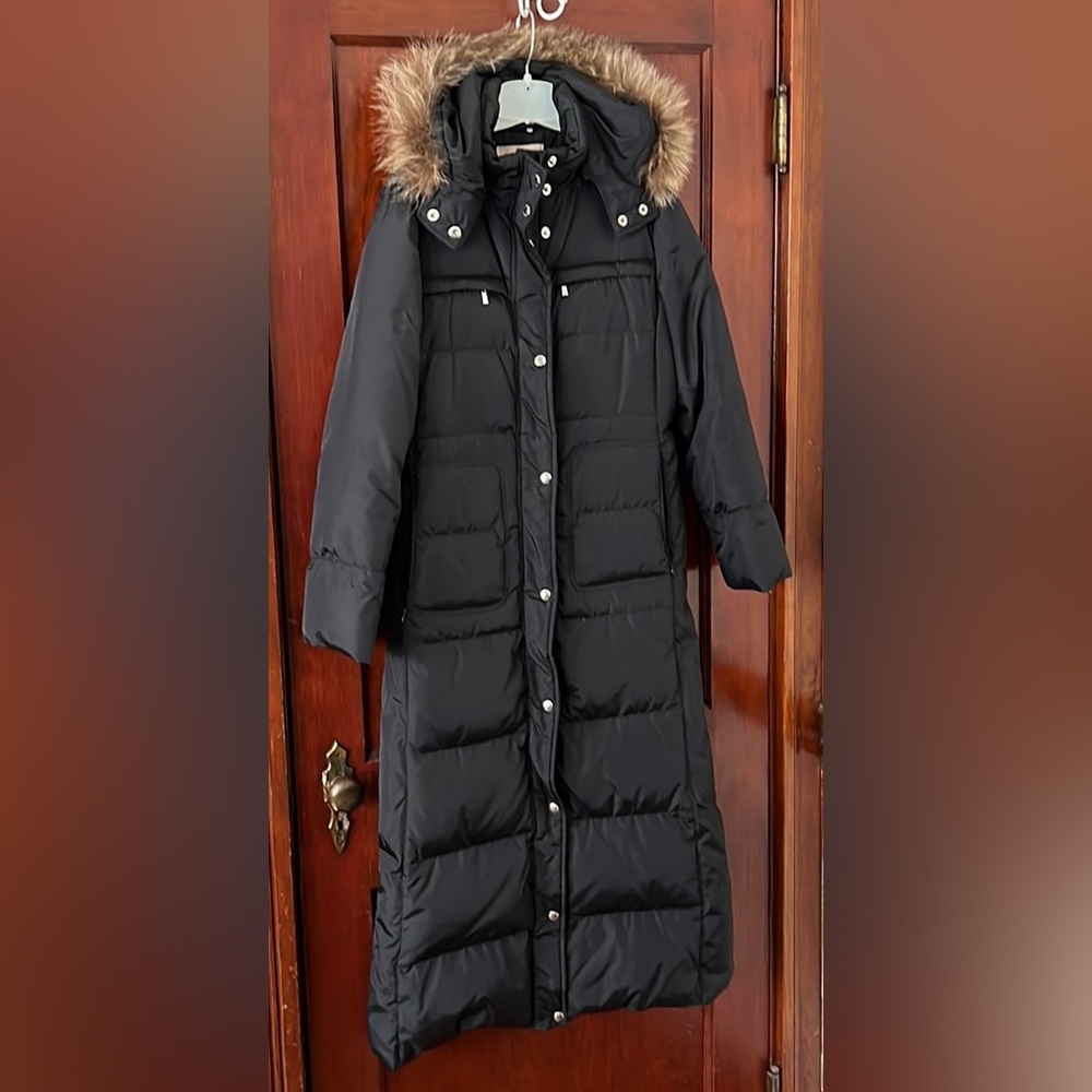 Michael Kors womens coat small Black very good condition